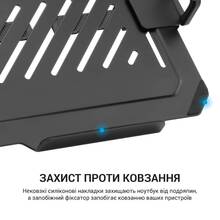 Настільне кріплення-підставка для ноутбука OFFICEPRO LH313B 12-17" Black