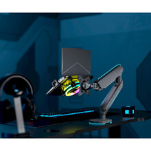 Настольное крепление-Подставка для ноутбука OFFICEPRO RGB LH474B 12-17" Black