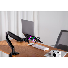 Настольное крепление-Подставка для ноутбука OFFICEPRO RGB LH474B 12-17" Black