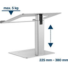 Подставка для ноутбука GEMBIRD Silver (NBS-D1-02)