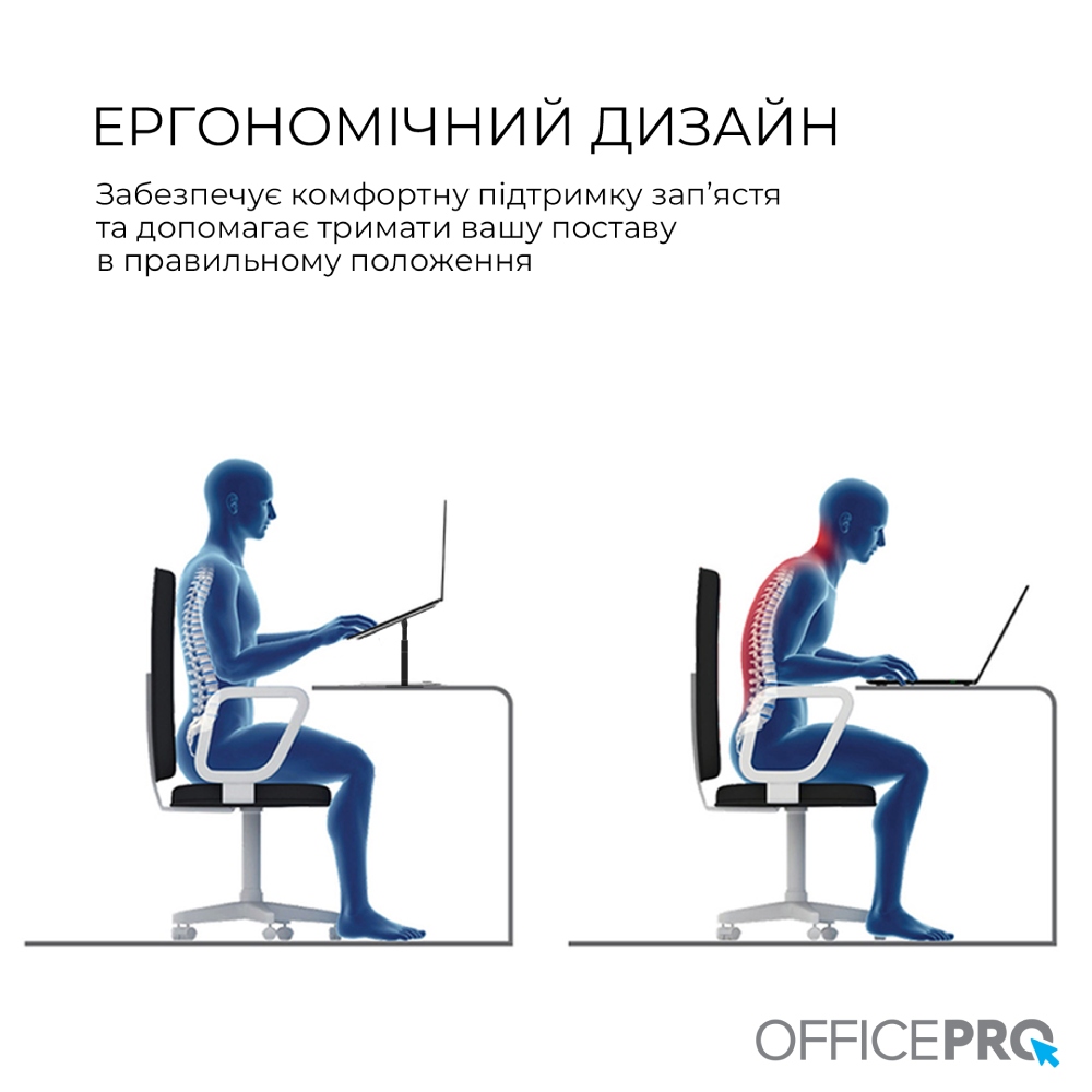 Фото Підставка для ноутбука OFFICEPRO LS956G Aluminum alloy Gray