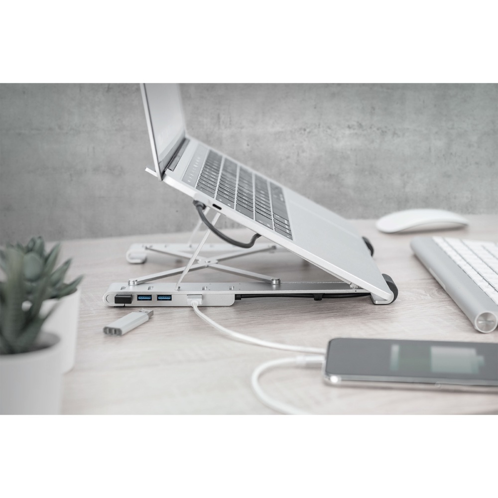 Покупка Подставка для ноутбука DIGITUS Variable Notebook Stand Silver (DA-90424)