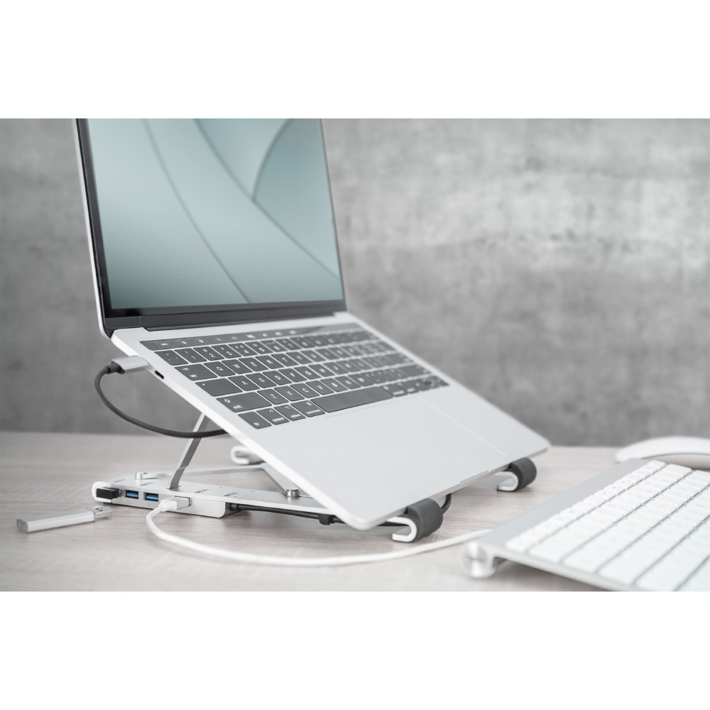 Изображение Подставка для ноутбука DIGITUS Variable Notebook Stand Silver (DA-90424)