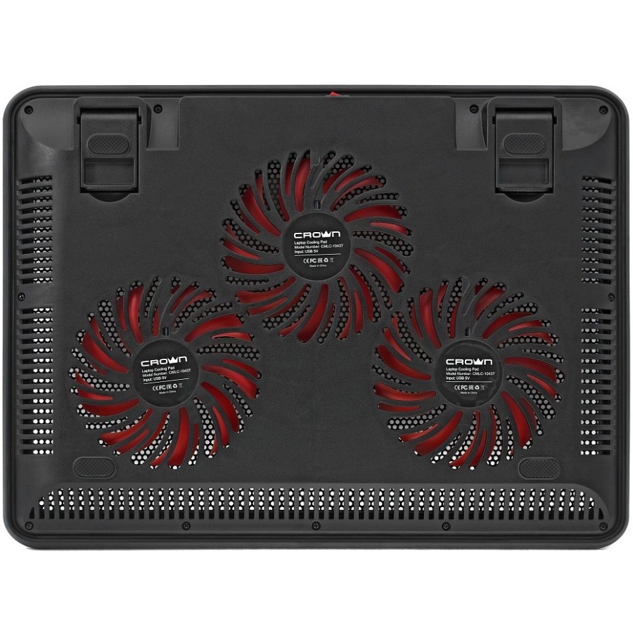 Зовнішній вигляд Підставка для ноутбука CROWN CMLC-1043T Red