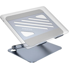 Подставка для ноутбука BOROFONE BH115 Plus Vito metal notebook stand Metal Gray (6941991112454)
