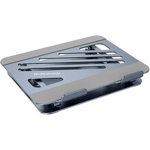 Подставка для ноутбука BOROFONE BH115 Plus Vito metal notebook stand Metal Gray (6941991112454)