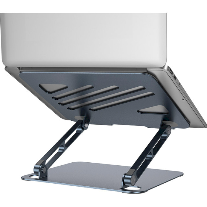 Подставка для ноутбука BOROFONE BH115 Plus Vito metal notebook stand Metal Gray (6941991112454) Тип подставка