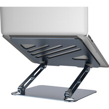 Подставка для ноутбука BOROFONE BH115 Plus Vito metal notebook stand Metal Gray (6941991112454)