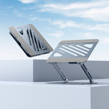 Подставка для ноутбука BOROFONE BH115 Plus Vito metal notebook stand Metal Gray (6941991112454)