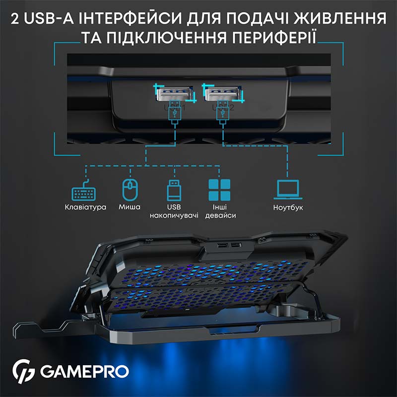 Фото 15 Подставка для ноутбука GAMEPRO CP560