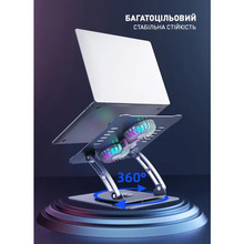 Подставка для ноутбука DYXON FIX COOLING 3 Silver (DXNLSFC3S)