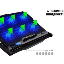 Подставка для ноутбука DYXON FIX COOLING 4 Black (DXNLSFC4B)