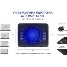 Подставка для ноутбука DYXON FIX COOLING 12 Black (DXNLSFC12B)