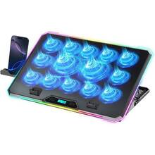 Подставка для ноутбука DYXON MEGAFREEZE 16 Gaming PRO RGB illumination Black (DXNMGFGP16B)