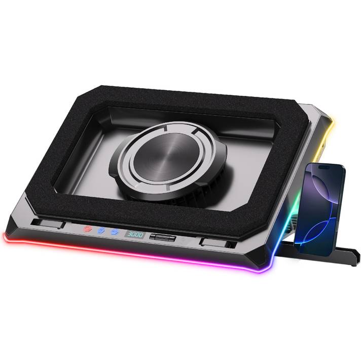 Підставка для ноутбука DYXON MEGAFREEZE 18 Gaming PRO RGB illumination Black (DXNMGFGP18B)