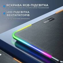 Подставка для ноутбука DYXON FIX COOLING 8 Black (DXNLSFC8B)