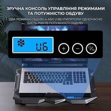 Подставка для ноутбука DYXON FIX COOLING 10 Black (DXNLSFC10B)
