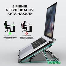 Подставка для ноутбука DYXON FIX COOLING 11 Black (DXNLSFC11B)