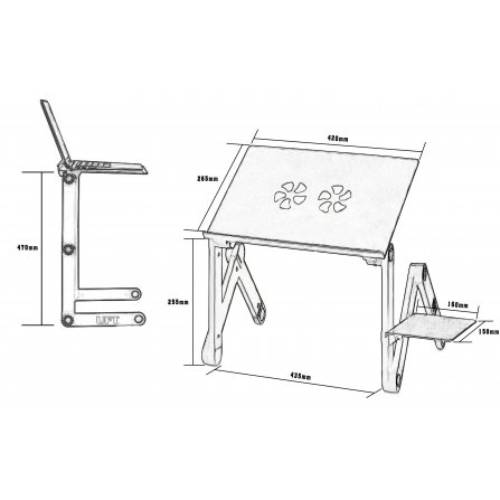 Фото Подставка для ноутбука UFT Sprinter T6 Silver (uftsprintersilvert6)