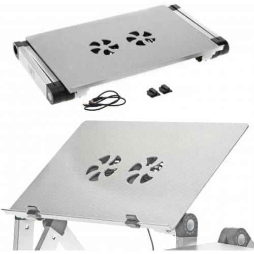 Подставка для ноутбука UFT Light Fan Silver (uftlightfans) Материал пластик