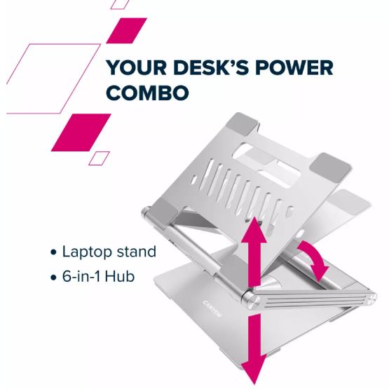 В интернет магазине Подставка для ноутбука CANYON OnStand 2 Silver (CNS-SDS2)