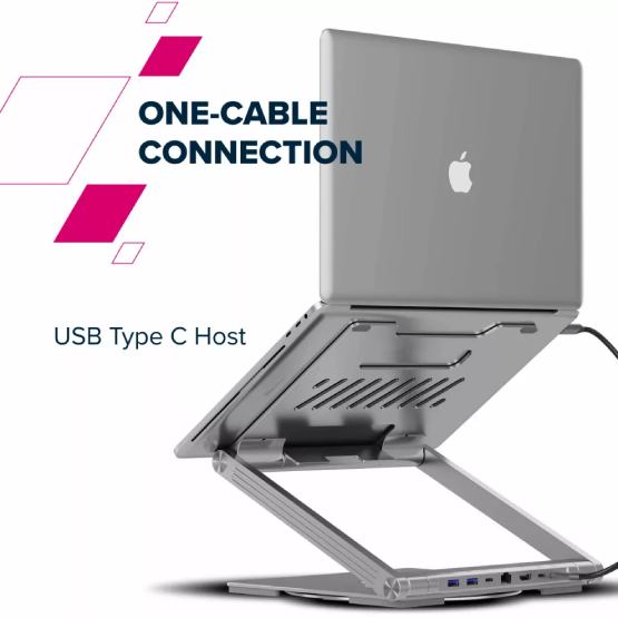 Фото Подставка для ноутбука CANYON OnStand 2 Silver (CNS-SDS2)