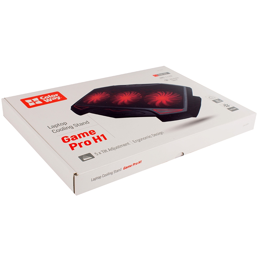 Фото 15 Підставка для ноутбука COLORWAY Cooling Game Pro H1 (CW-CGPH1)