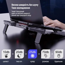 Підставка для ноутбука COLORWAY Cooling Game Pro S4 (CW-CGPS4)