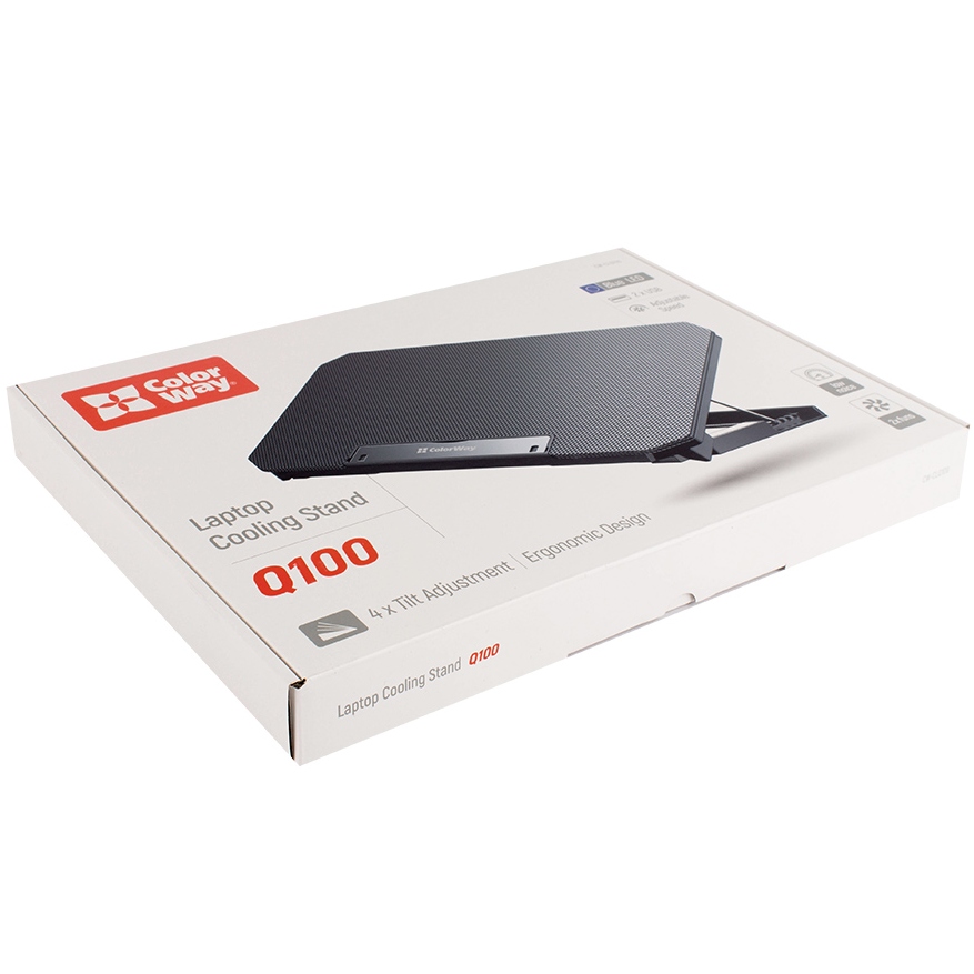 Фото 16 Підставка для ноутбука COLORWAY Cooling Laptop Q100 (CW-CLQ100)