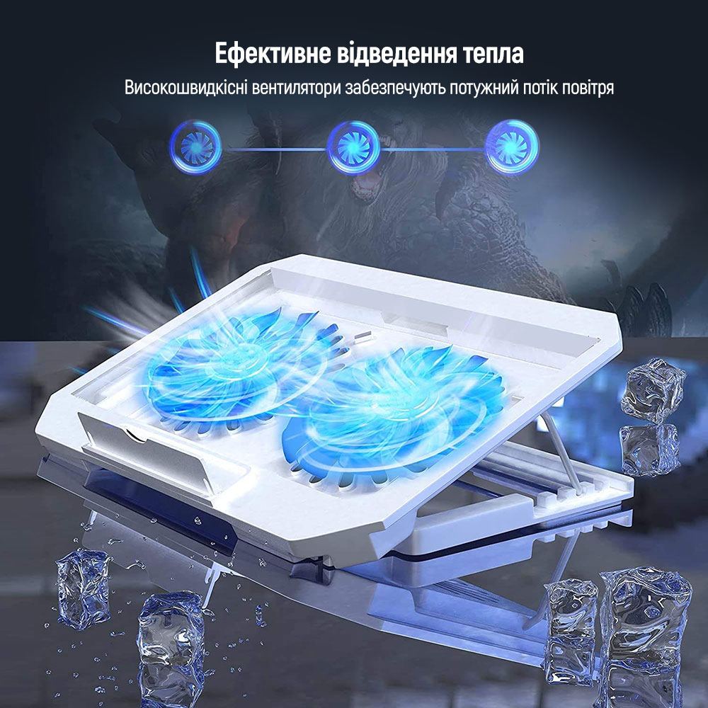 У Фокстрот Підставка для ноутбука COLORWAY Cooling Laptop Q100 (CW-CLQ100)