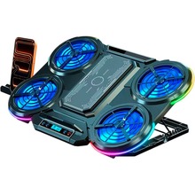 Подставка для ноутбука DYXON MEGAFREEZE 19 Gaming Pro Semiconductor RGB Black (DXNMGFGPS19B)