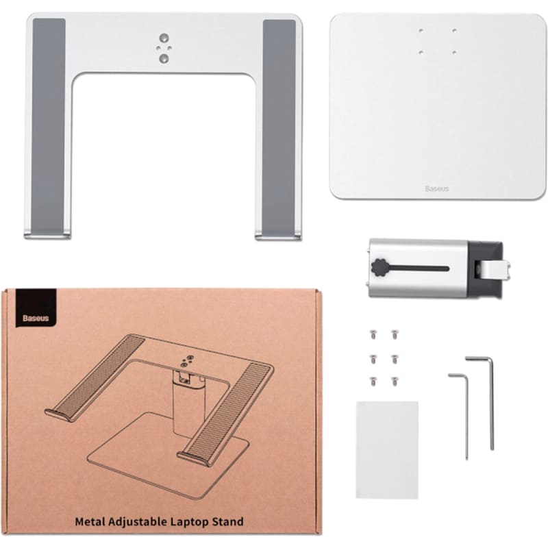 Покупка Підставка для ноутбука BASEUS Metal Adjustable Laptop Stand Silver (LUJS000012)
