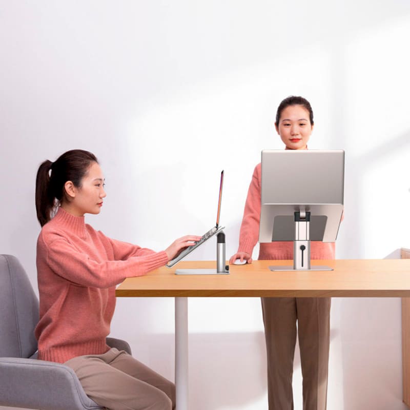 Замовити Підставка для ноутбука BASEUS Metal Adjustable Laptop Stand Silver (LUJS000012)