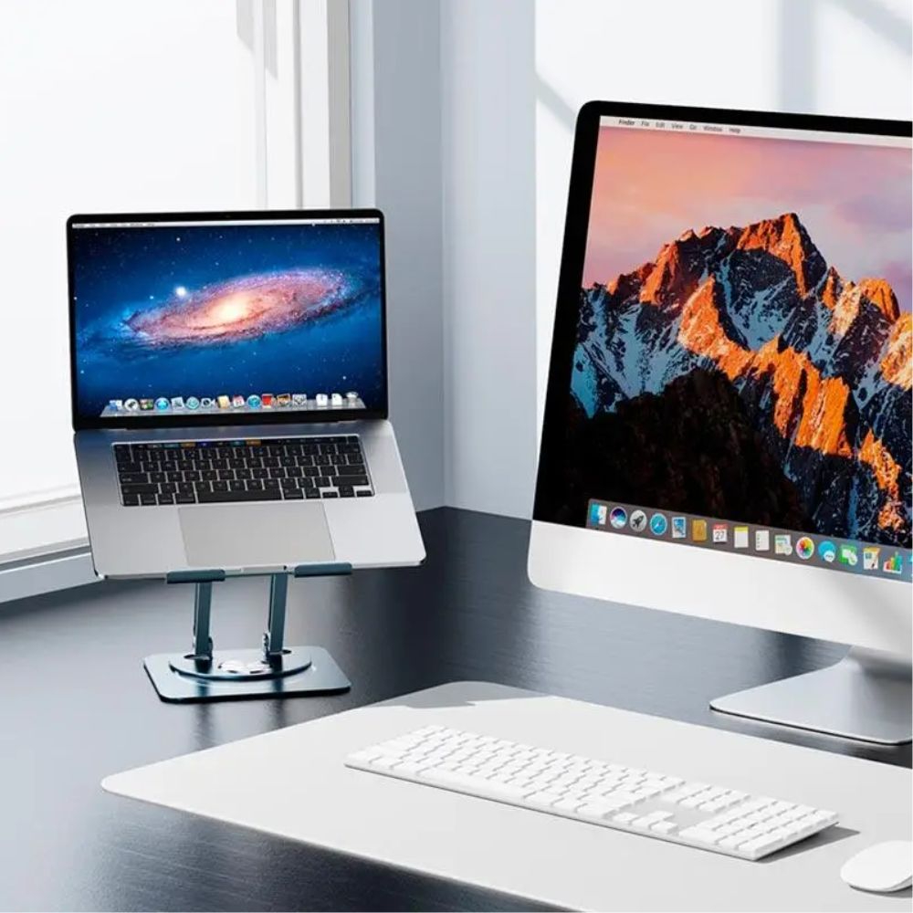 Замовити Підставка для ноутбука BASEUS UltraStable Pro Series Rotatable and Foldable Laptop Stand Space Grey (B10059900811-01)