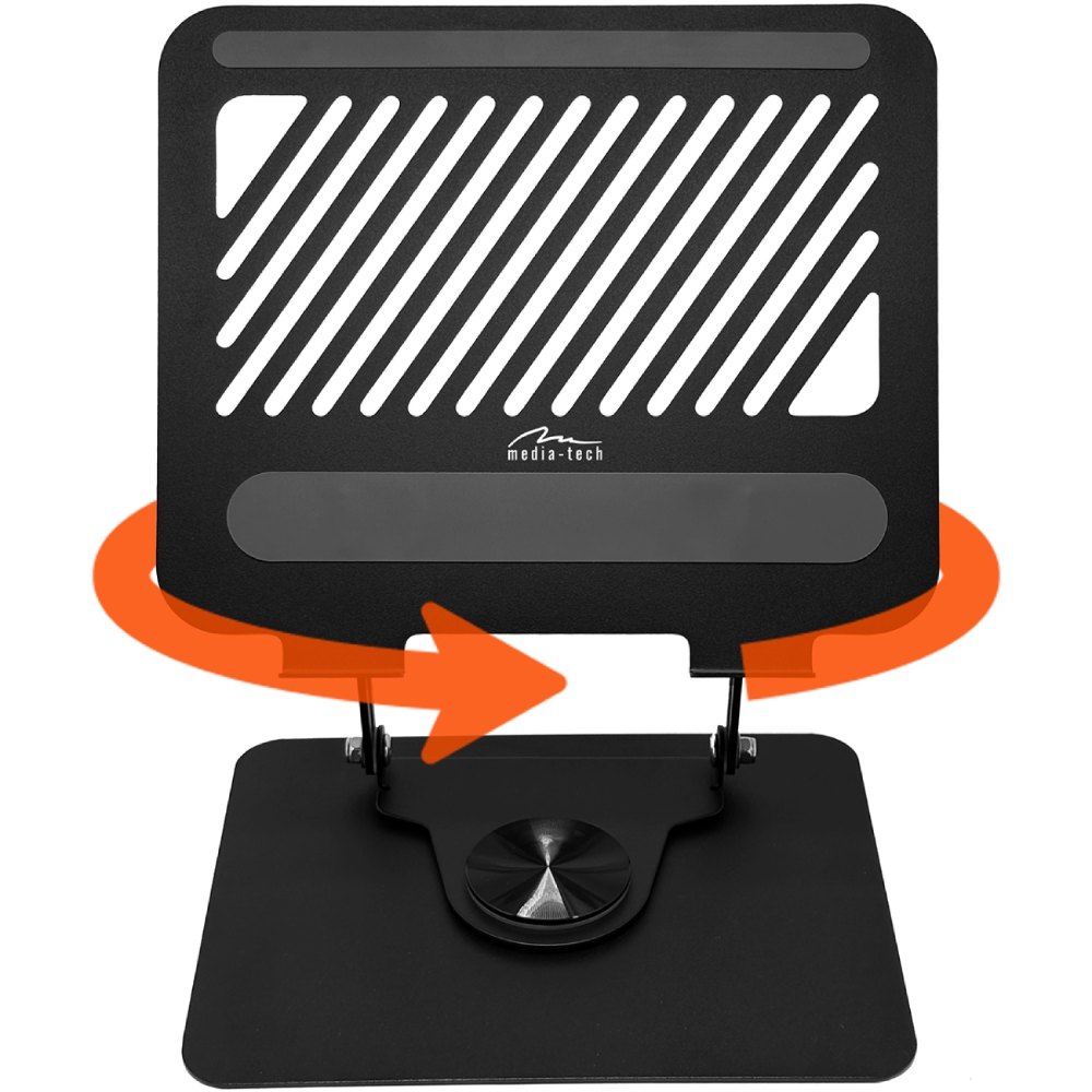 Внешний вид Подставка для ноутбука MEDIA-TECH ROTO 10-17" Aluminum Alloy (MT2662)