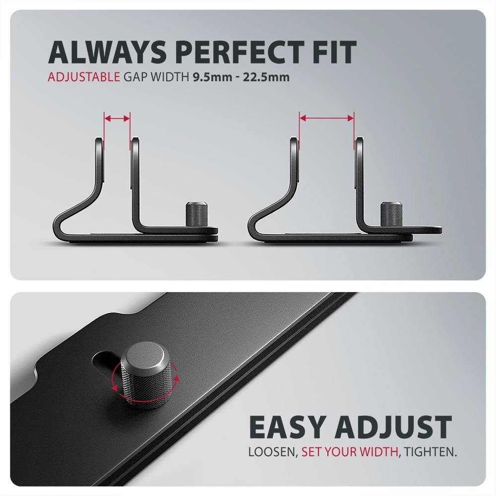 Подставка для ноутбука AXAGON STND-VB Black Размеры подставки 150 х 50 х 80