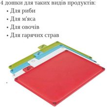 Набір обробних дощок MAXPRO з підставкою та ножами 4+4 шт (РН244451)