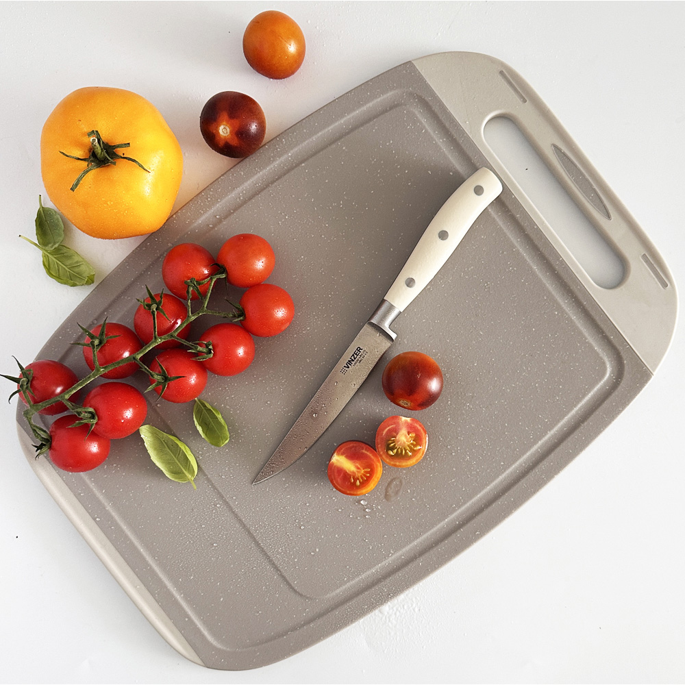 Доска разделочная VINZER 32х23 см (50546) Можно мыть в посудомоечной машине да