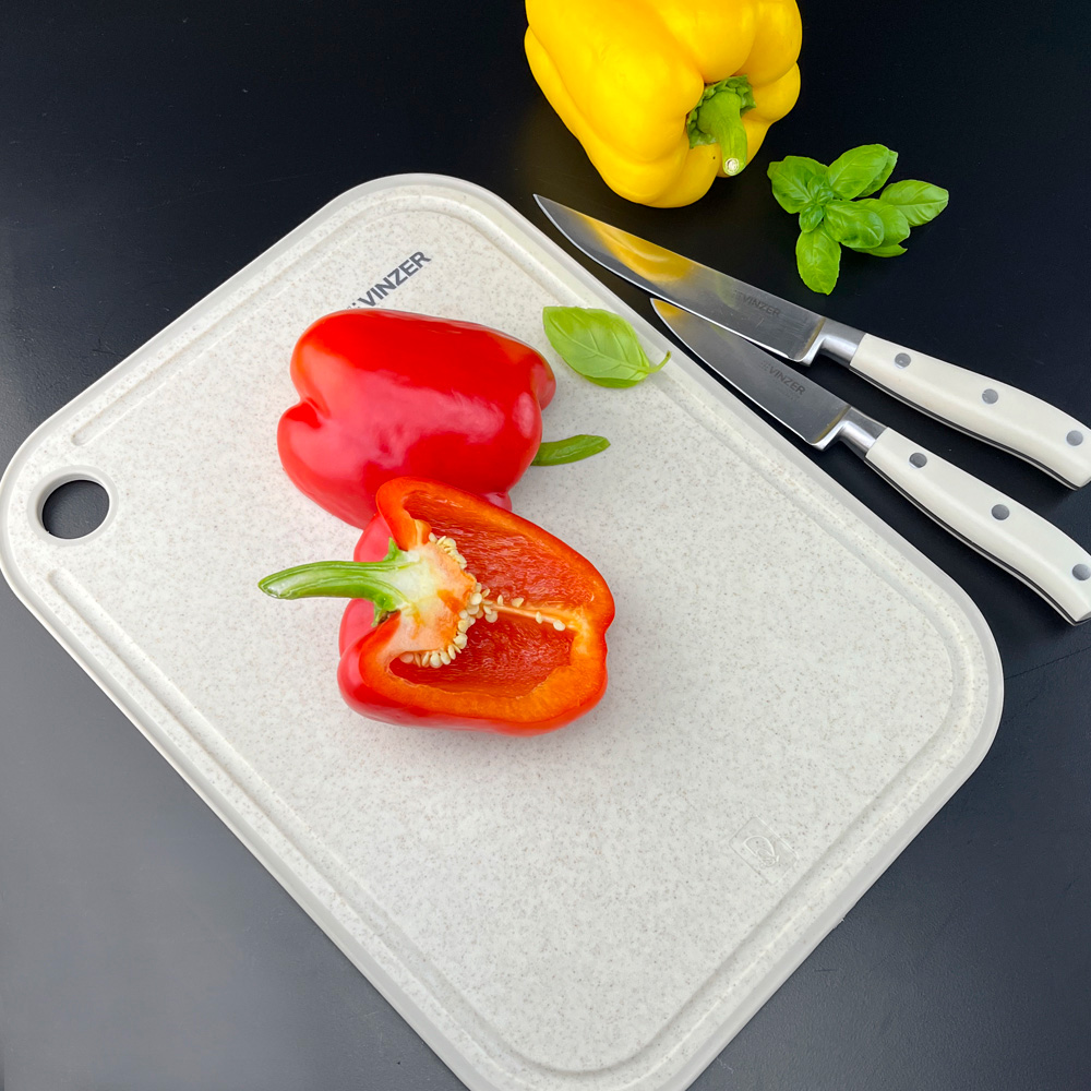 Дошка обробна VINZER Ivory Collection 38х28 см (50550) Можна мити в посудомийній машині так