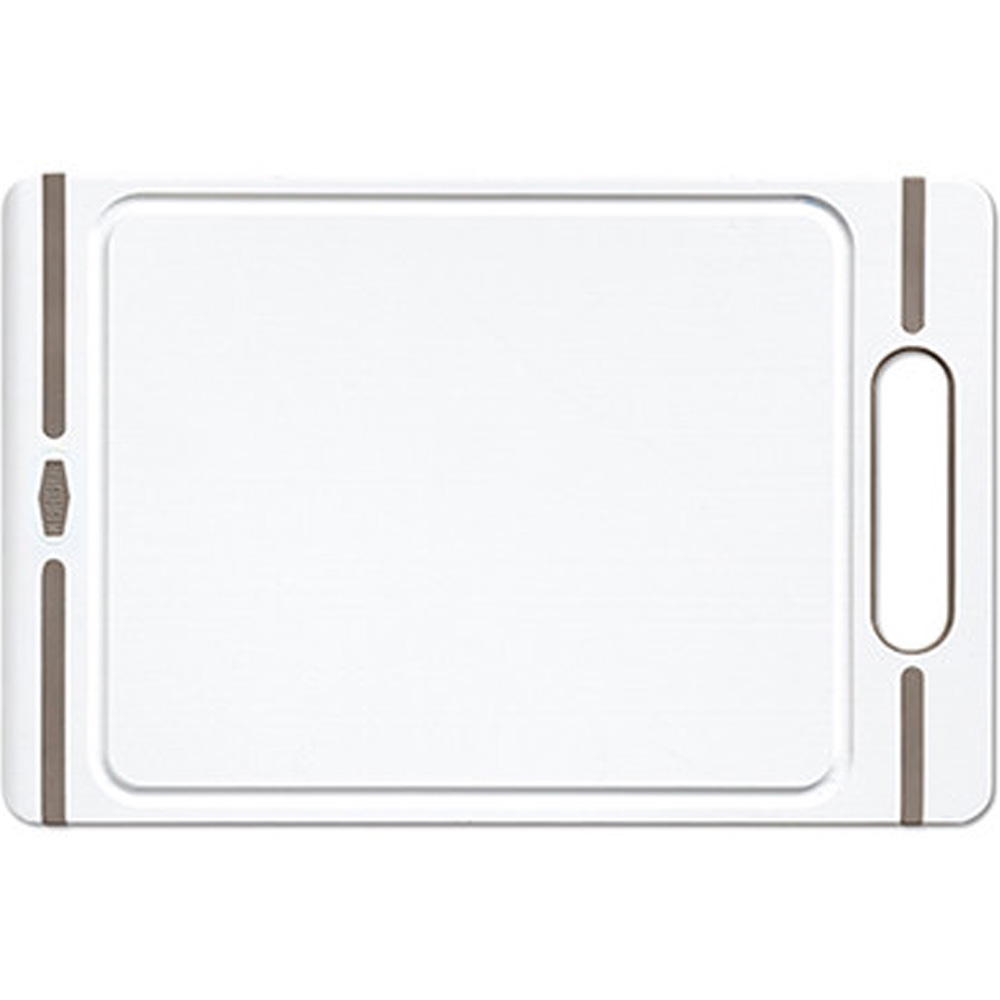 Дошка обробна STEFANPLAST ITALIAN CHEF L 34x22см White/gray (51412)