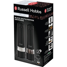 Набір електромлинів для солі та перцю RUSSELL HOBBS Black (28010-56)