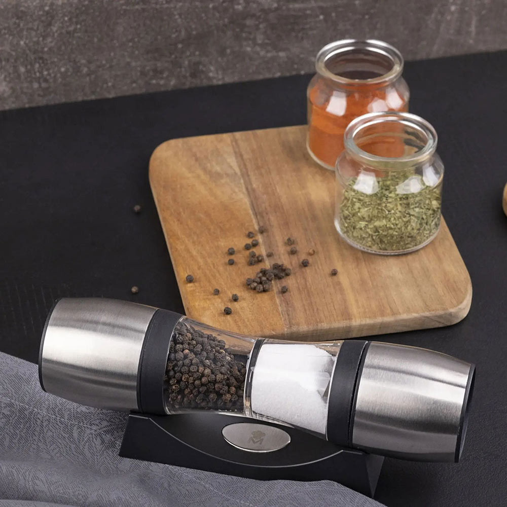 Млин для солі та перцю MASTERPRO Foodies collection 23 см (BGMP-6107) Матеріал метал
