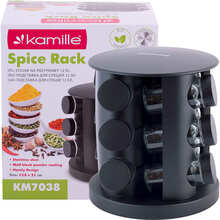 Набор для специй KAMILLE 12 емкостей (KM-7038)
