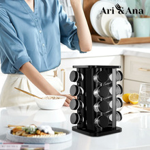 Набір для спецій ARI&ANA 16 шт Black (6126755803264)