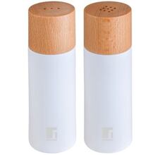 Набір для солі та перцю BERGNER Naturally White/Wood (BG-48518-WH)