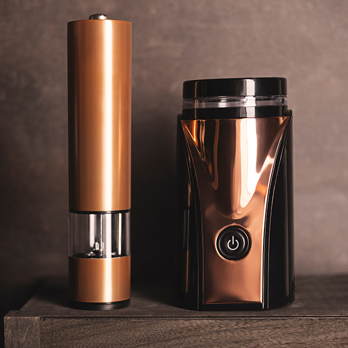 Замовити Млин для солі та перцю BERGNER Copper електричний 5.2x22.3 см (BG-48522-CP)