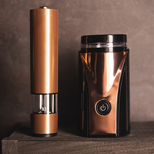 Млин для солі та перцю BERGNER Copper електричний 5.2x22.3 см (BG-48522-CP)
