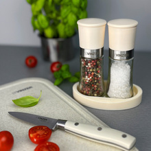 Набор мельниц для соли и перца VINZER Ivory Collection (50594)