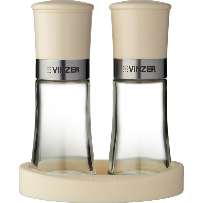 Набор мельниц для соли и перца VINZER Ivory Collection (50594)