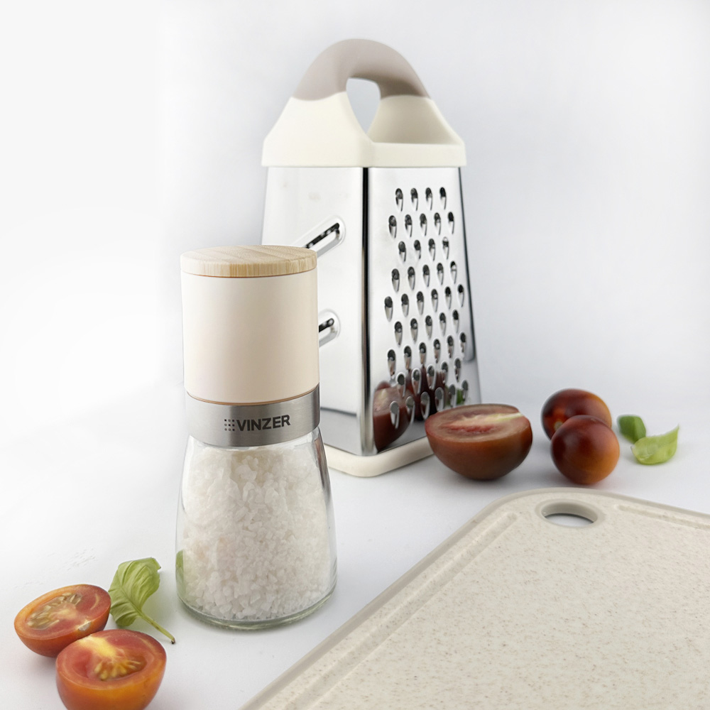 Покупка Млин для перцю та солі VINZER Ivory Collection (50595)